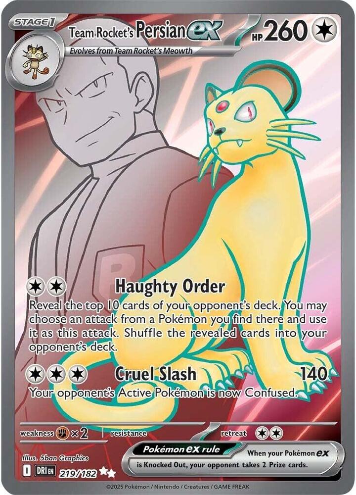 Team Rocket's Persian EX
